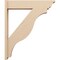 Ekena Millwork 7 1/2-in W x 34-in D x 40-in H Funston Trad Rough Cedar Woodgrain TimberThane Outlooker, Primed Tan OUTUR075X34X40FST04RCPR - alternate 6